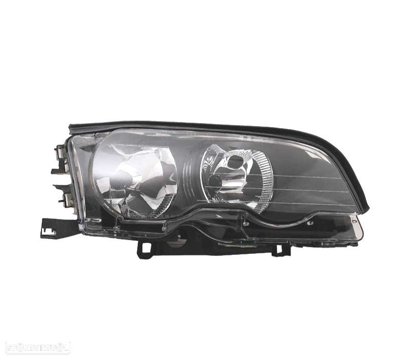 FAROL DIR OPTICAS BMW SERIE 3 E46 COUPÉ FUNDO PRETO 01-03 - 1