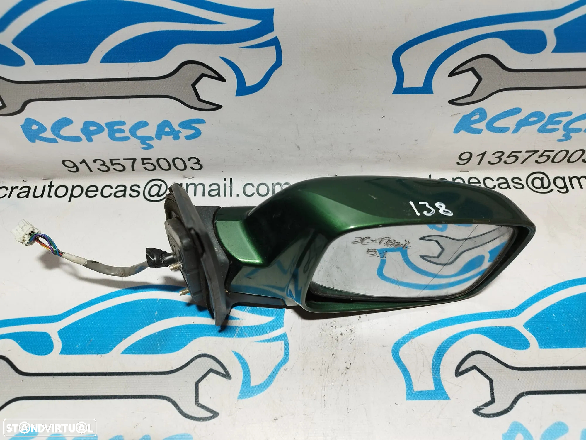 ESPELHO RETROVISOR DIREITO NISSAN XTRAIL X-TRAIL I 1 MK1 T30 96301EQ15C ELETRICO AQUECIDO ESPELHOS RETROVISORES - 4