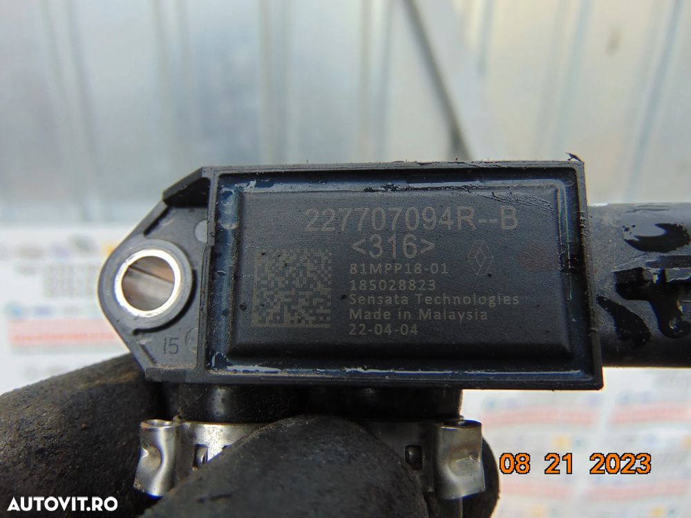 Senzor presiune gaze evacuare Renault clio 5 Captur 2 scenic 4 Dacia Logan Disyet MCV Sandero jogge - 2
