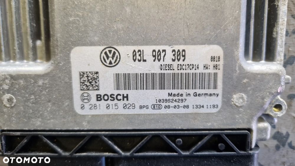 VOLKSWAGEN PASSAT B6 2.0TDI STEROWNIK SILNIKA 0281015029 03L907309 - 2