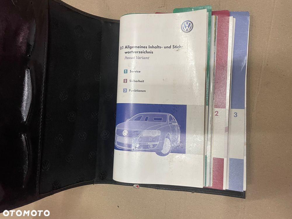 Książka serwisowa volkswagen Passat b6 vw - 2