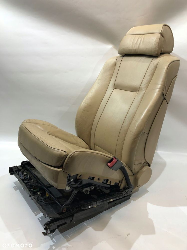 bmw 7 e65 fotel pasażera beżowy elektryczny europa - 4