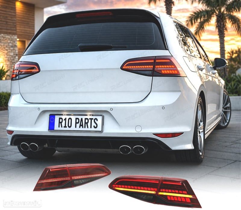 FAROLINS VOLKSWAGEN VW GOLF 7 7.5 12-20 LOOK 7.5 RETROFIT INDICADOR DINAMICO - 1