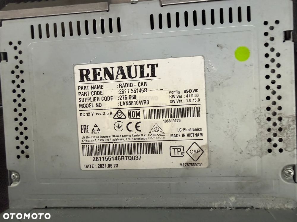 Master IV Movano 2,3 19-23r nawigacja GPS monitor 281155146R - 4