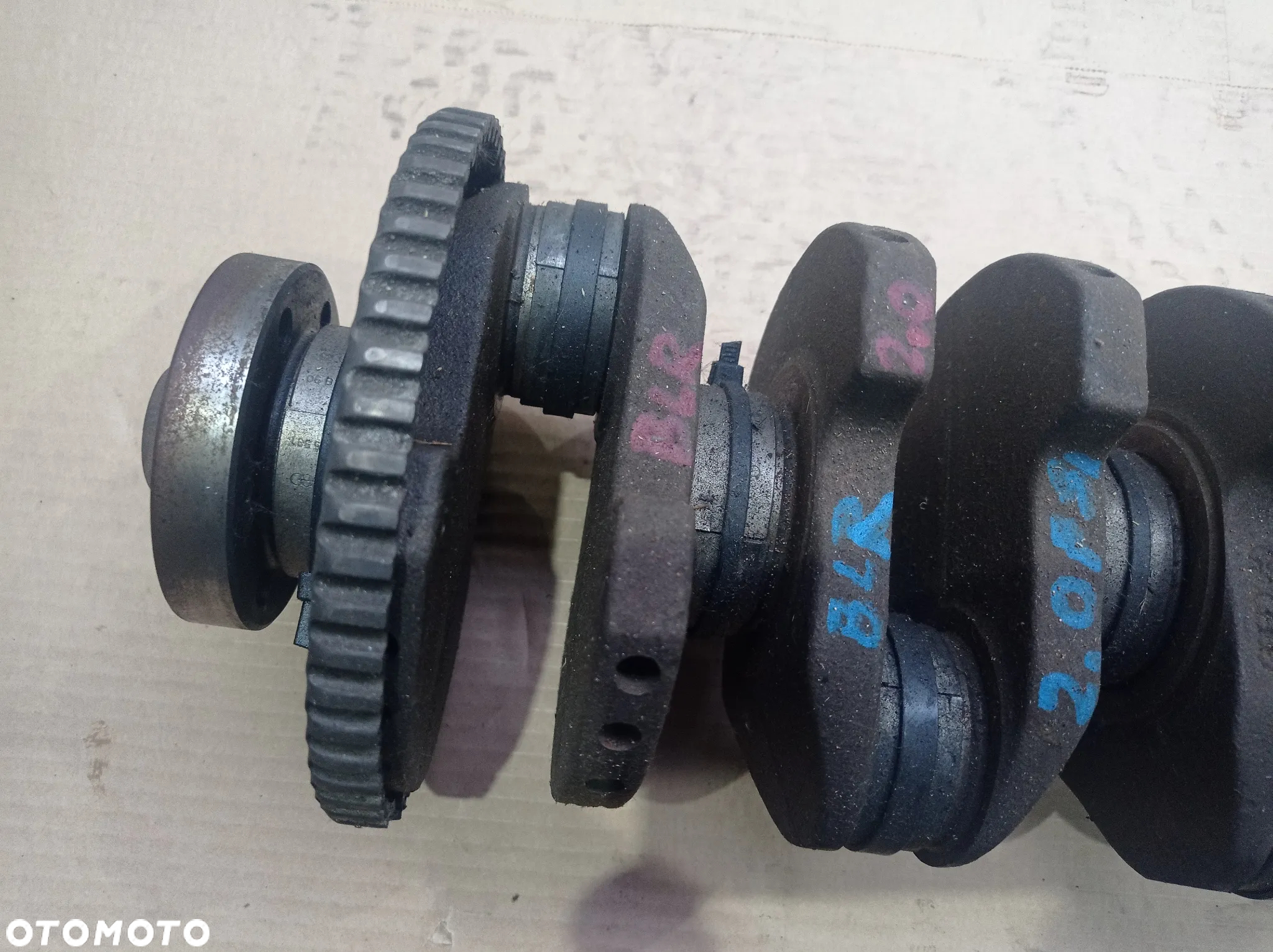 WAŁ KORBOWY A3 8P GOLF V A4 B6 2.0 FSI AWA ALT BLR 06AF - 6
