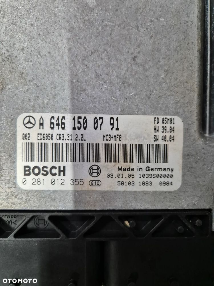 KOMPUTER STROWNIK SILNIKA MERCEDES VITO VIANO 639 03r.+ - 2