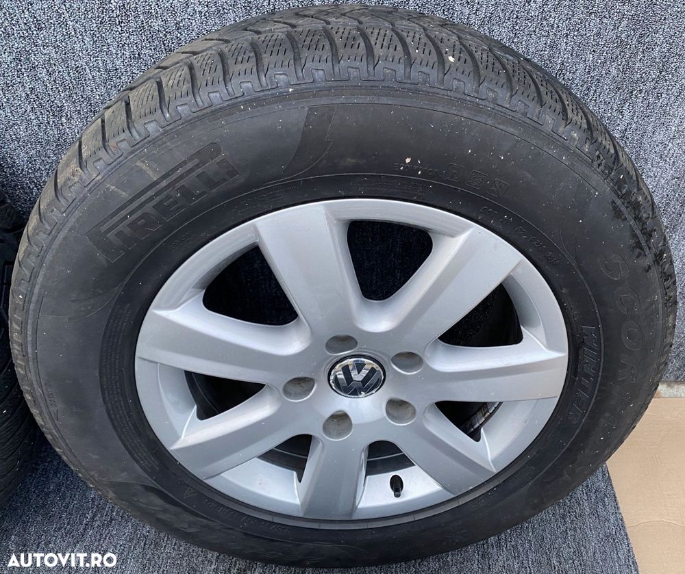 Jante De Aliaj 17” 5 x 130+Vw Touareg+Cauciucuri Iarna 235-65-17'' M+S - 6