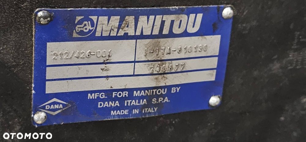 MOST TYŁ ŁADOWARKA MANITOU MLT 731 T 212/426-001 - 5