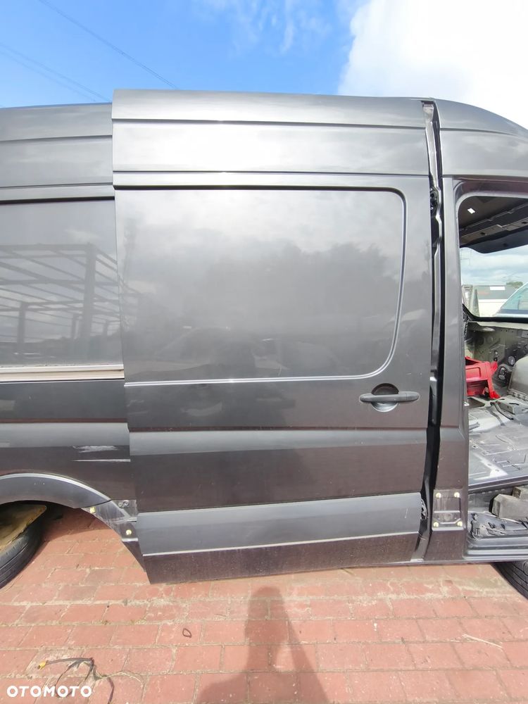 Drzwi przesuwne boczne Mercedes Sprinter w906 krótkie wysokie H2 L1 grafitowe