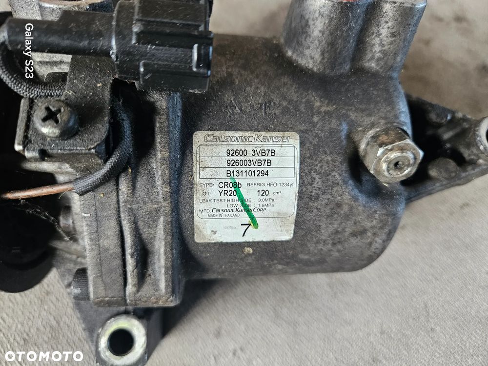 Sprężarka kompresor klimatyzacji Nissan Note E12 1,2 DIG-S 926003VB7B - 2