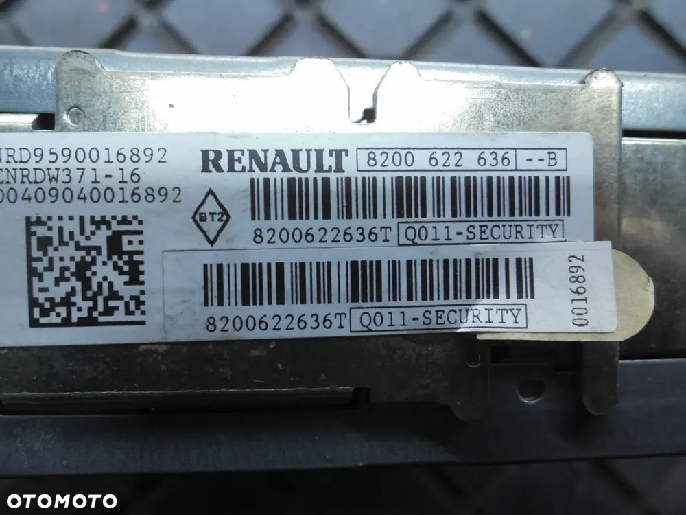 RADIO MP3 RENAULT LAGUNA II LIFT 8200622636 - 2