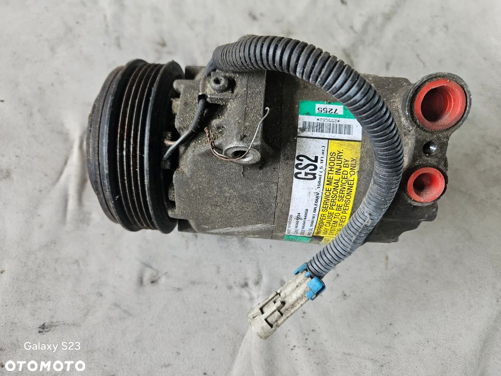 Sprężarka pompa kompresor klimatyzacji Opel Agila A Corsa C 1,0 1,2 13197255 GS2 - 1