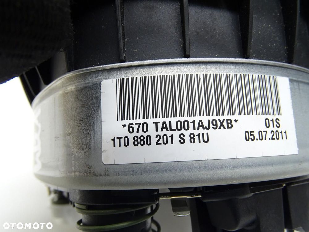 PODUSZKA POWIETRZNA AIRBAG KIEROWCY 1T0880201S VW TIGUAN I 5N LIFT - 6