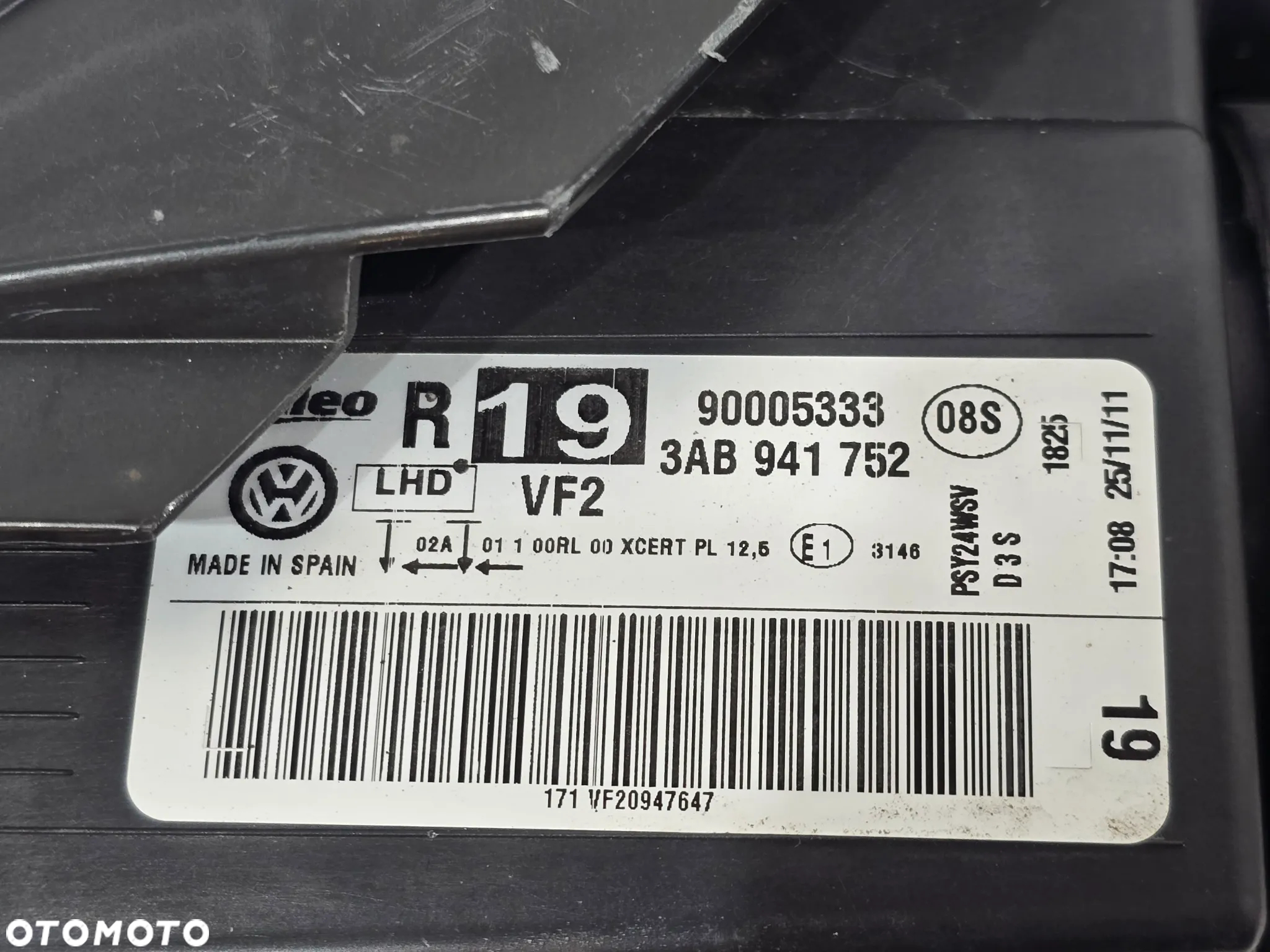 VW PASSAT B7 LAMPA PRAWA PRZÓD XENON SKRĘTNA 3AB941752 KOMPLETNA EUROPA - 6