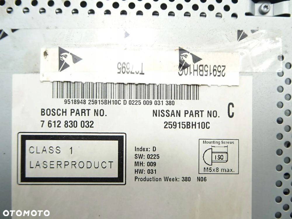 radio cd nissan qashqai j10 lift 10-13 r. - 6