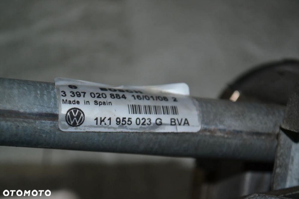 VW GOLF V JETTA MECHANIZM WYCIERACZEK PRZÓD PRZEDNI KPL EU 1K1955023G - 5