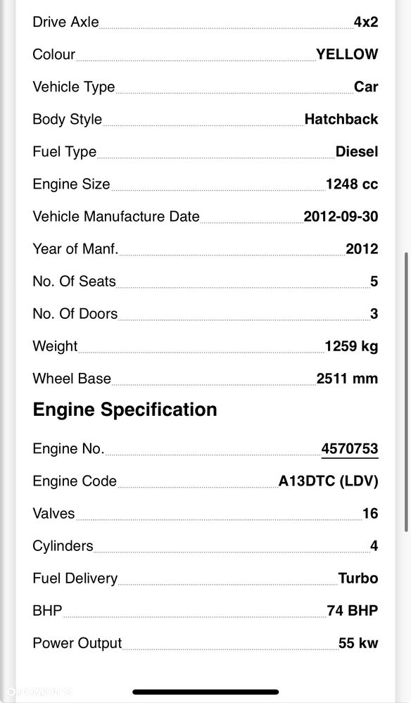 CORSA D 1.3 CDTI 14r 75KM A13DTC skrzynia biegow 5 ME374 A111025755ME374A111025755ME374 - 3