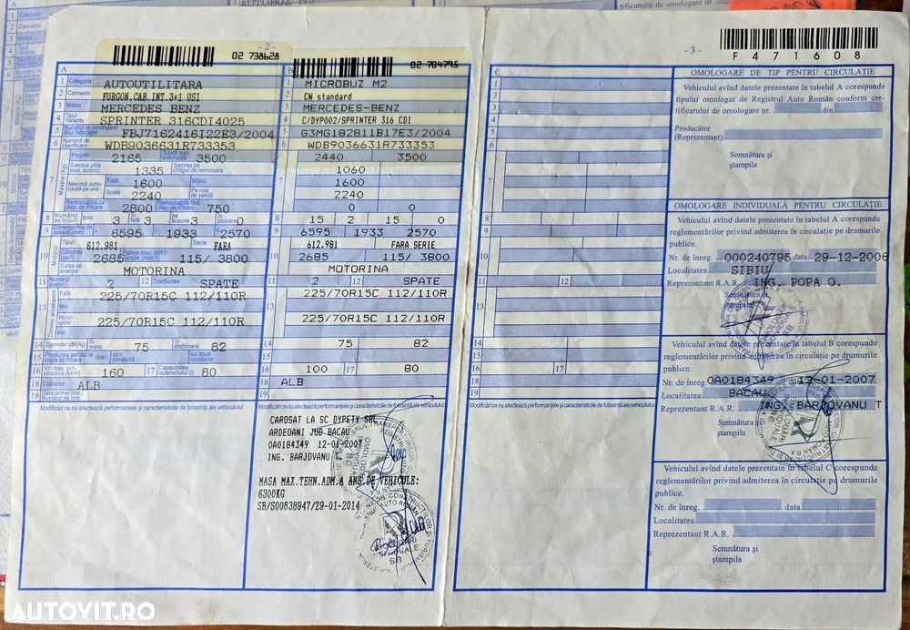 Mercedes-Benz sprinter 316 - 3