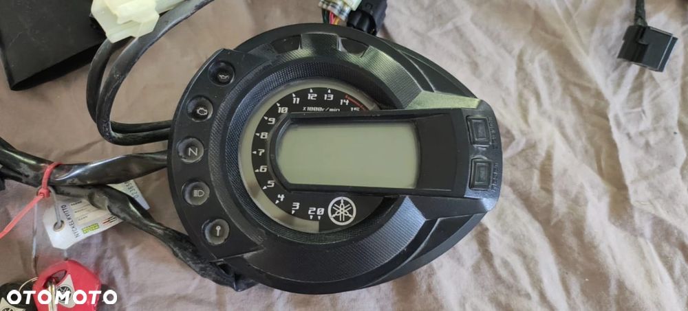 Yamaha Fz6 S1 LICZNIK ZEGARY WIĄZKA KLUCZYK ECU MODUŁ - 2