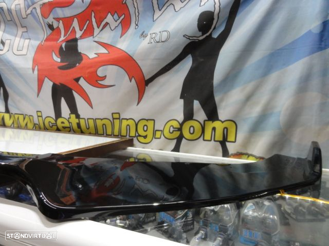 Difusor / Lip / spoiler frontal para VW Golf 7 2012 - 2017 preto piano brilhante em plástico ABS, para para-choques GTI, GTE. - 11