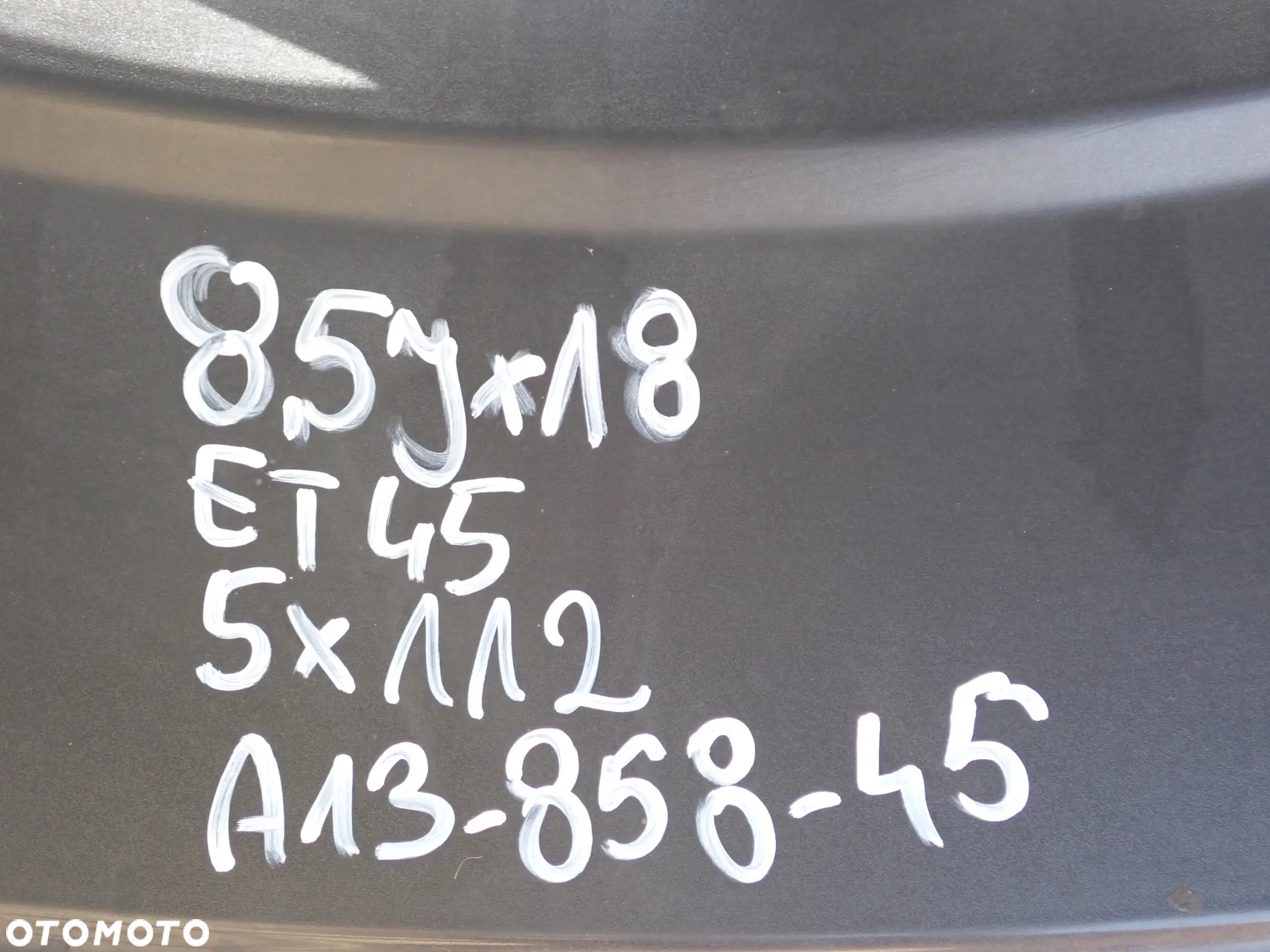 KOŁA FELGI ALUMINIOWE BRABUS 8,5JX18  ET 45  5X112  A13-858-45 Z OPONAMI ZIMA 245/40/18 2000 ZŁ - 8