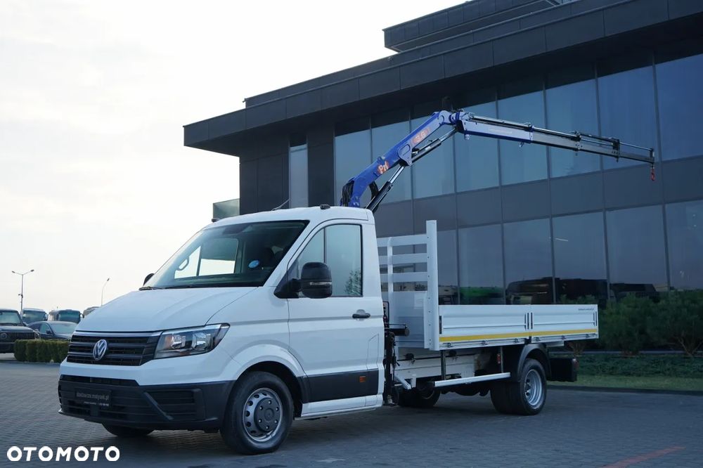 Volkswagen CRAFTER / SKRZYNIA 5 M / HDS PM 3623 / UDŹWIG  990 KG  / 2020 ROK / BLIŹNIAK / 3 MIEJSCA / SPROWADZONY - 2