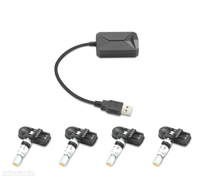 SENSORES DE PRESSÃO DOS PNEUS INTERNOS RADIOS COM ANDROID DA XTRONS - 1