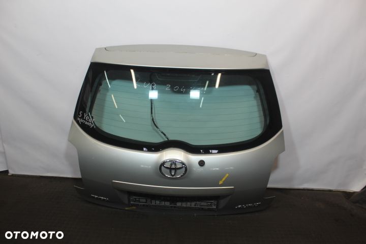 KLAPA TYLNA TOYOTA AURIS I 1C0 - 1