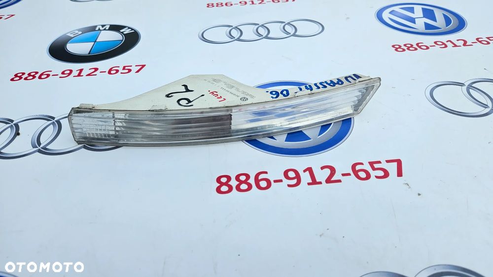 VW Passat B6 3C 2005-2010 Kierunkowskaz zderzaka lewy Migacz lewy BIAŁY 3C0953041L - 2