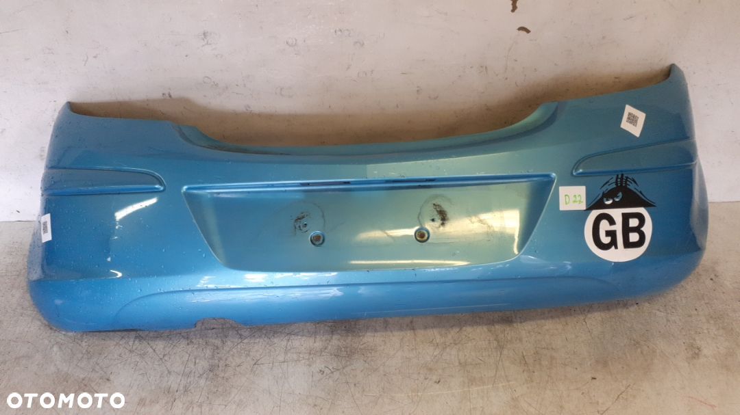 * ZDERZAK TYŁ TYLNY OPEL CORSA D Z21Z BŁĘKITNY BŁĘKIT 3D 3 DRZWI - 1