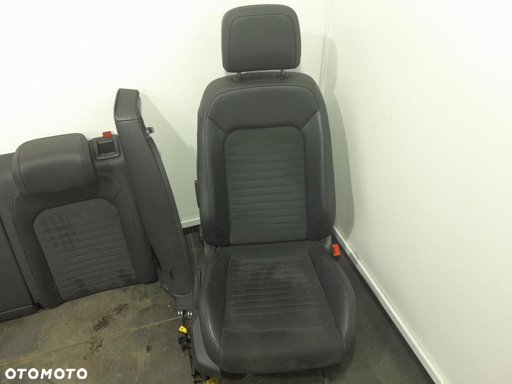 VW PASSAT B8 KOMBI KOMPLET FOTELI SKÓRA ALCANTARA ERGOCOMFORT - 6