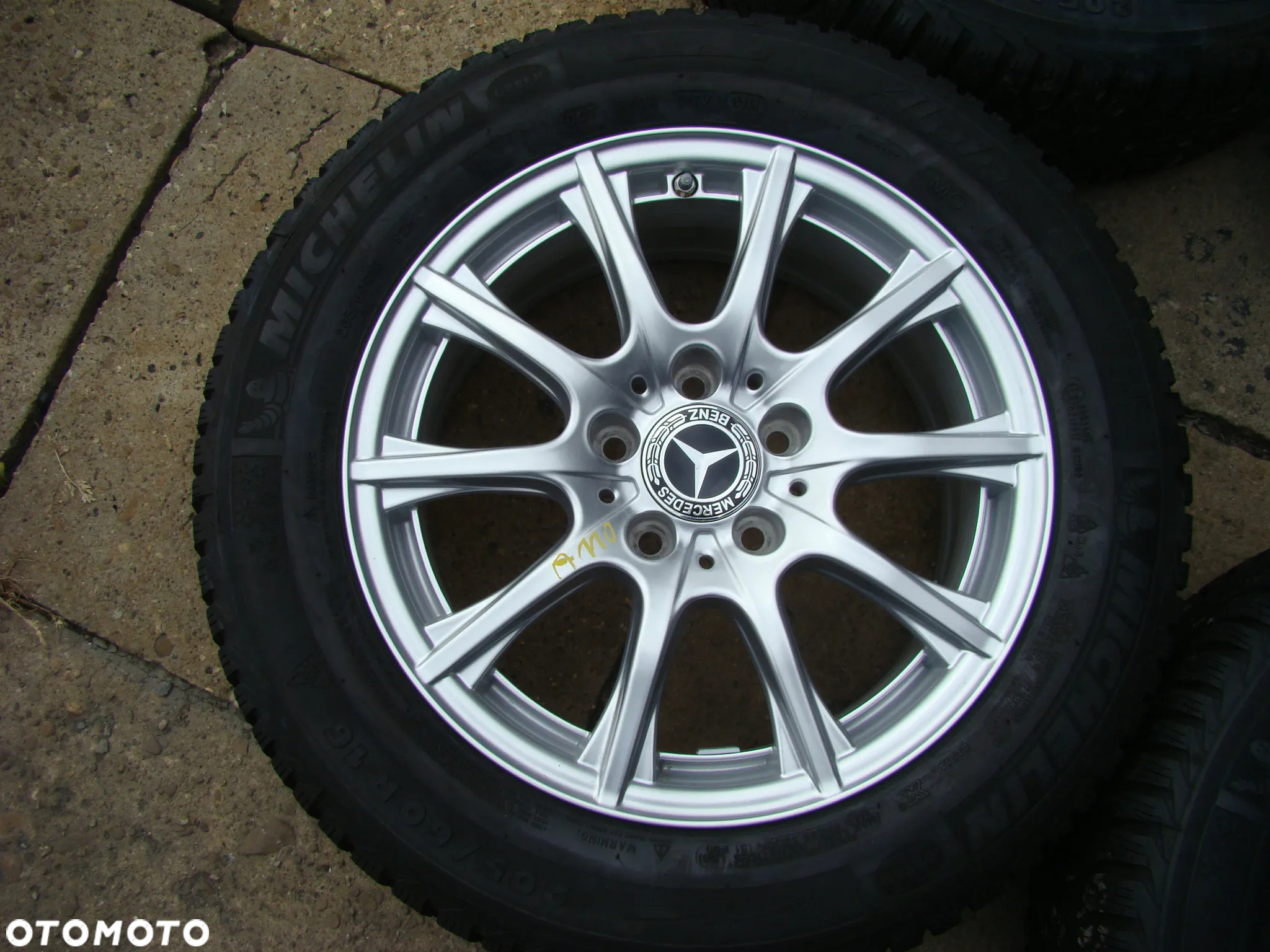 a110 5x112 Mercedes W205 W177 W247 CLA W118 6,5jx16 zima 205/60 czujniki - 3