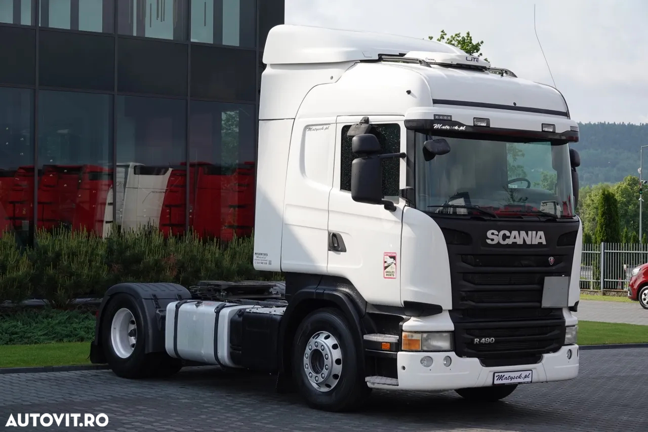 Scania R 490 / RETARDER / I-PARK COOL / HIGHLINE / JANTE ALIE / EURO 6 / MANUAL / 2014 R - 3
