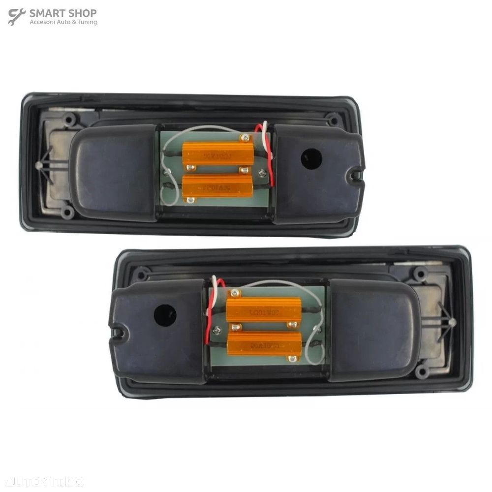 Stopuri Full LED Fumurii cu Bandouri Laterale Negre Mercedes W463 G-Cl - 8