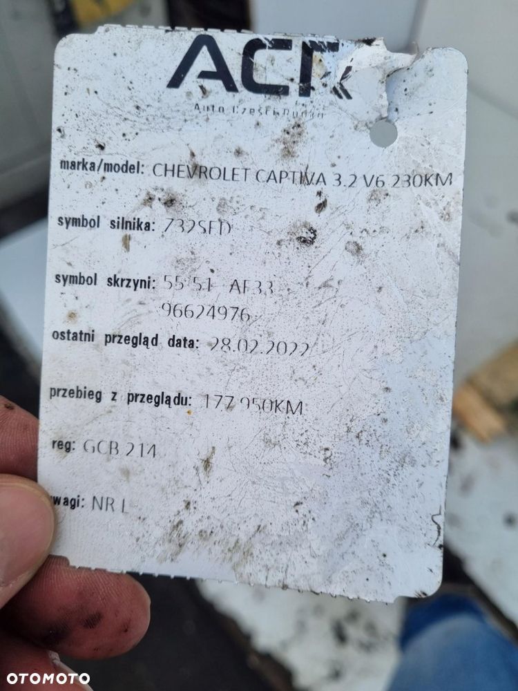 SILNIK Chevrolet Captiva 3.2 V6 230KM udokumentowane 177tyś Z32SED 10HMC - 13