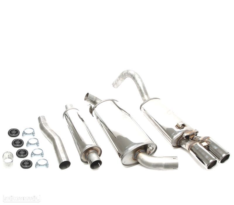 PANELA DE ESCAPE AUDI 80 86-91 DOBLE - 1