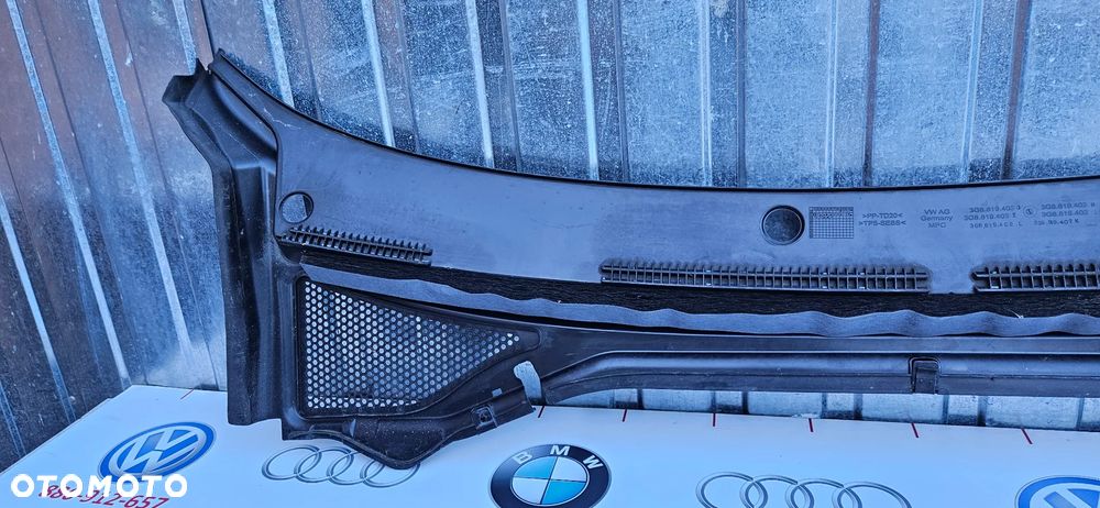 VW Arteon Podszybie górne plastikowe 3G8819403D podszybie dolne stalowe 3G0806239C uszczelka podszybia guma 3G0823723 Wycieraczki ramię wycieraczki prawe lewe ORYGINAŁ VW EUROPA - 15
