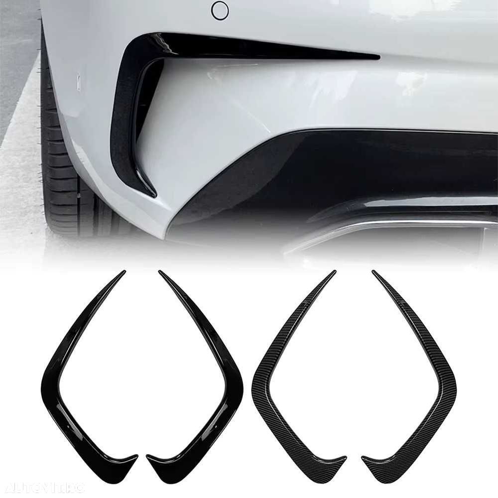 Set Extensii Ornamente Prelungiri Simple Bara Spate BMW G20 G21, Negru - 2