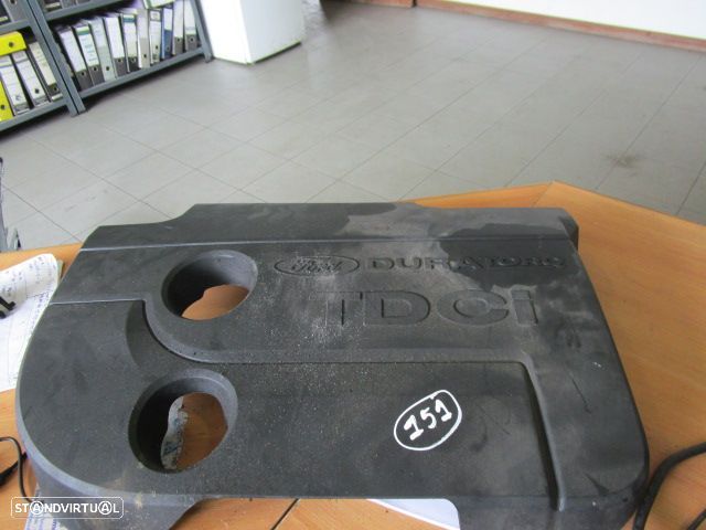Tampa De Motor AV2Q6N041B FORD FIESTA 2011 1.4HDI FORD FIESTA 6 FASE 1 2012 1.4TDCI 71CV 5P BRANCO - 2