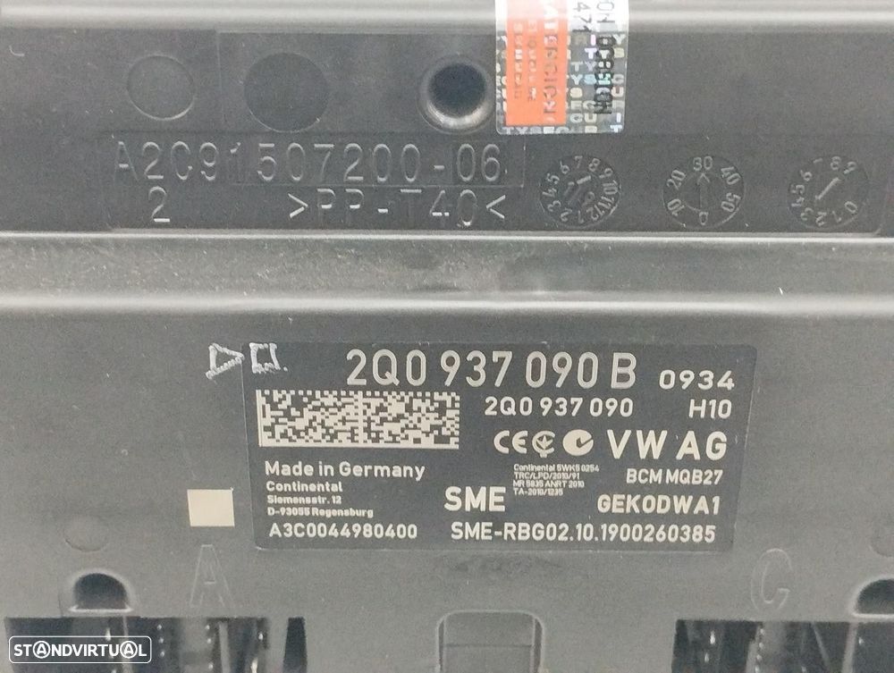 MODULO ELECTRONICO VOLKSWAGEN POLO 2019 -2Q0937090B - 3