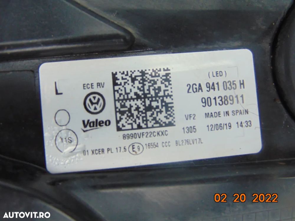 Far VW T-Roc Full Led Faruri stanga dreapta complete - 10