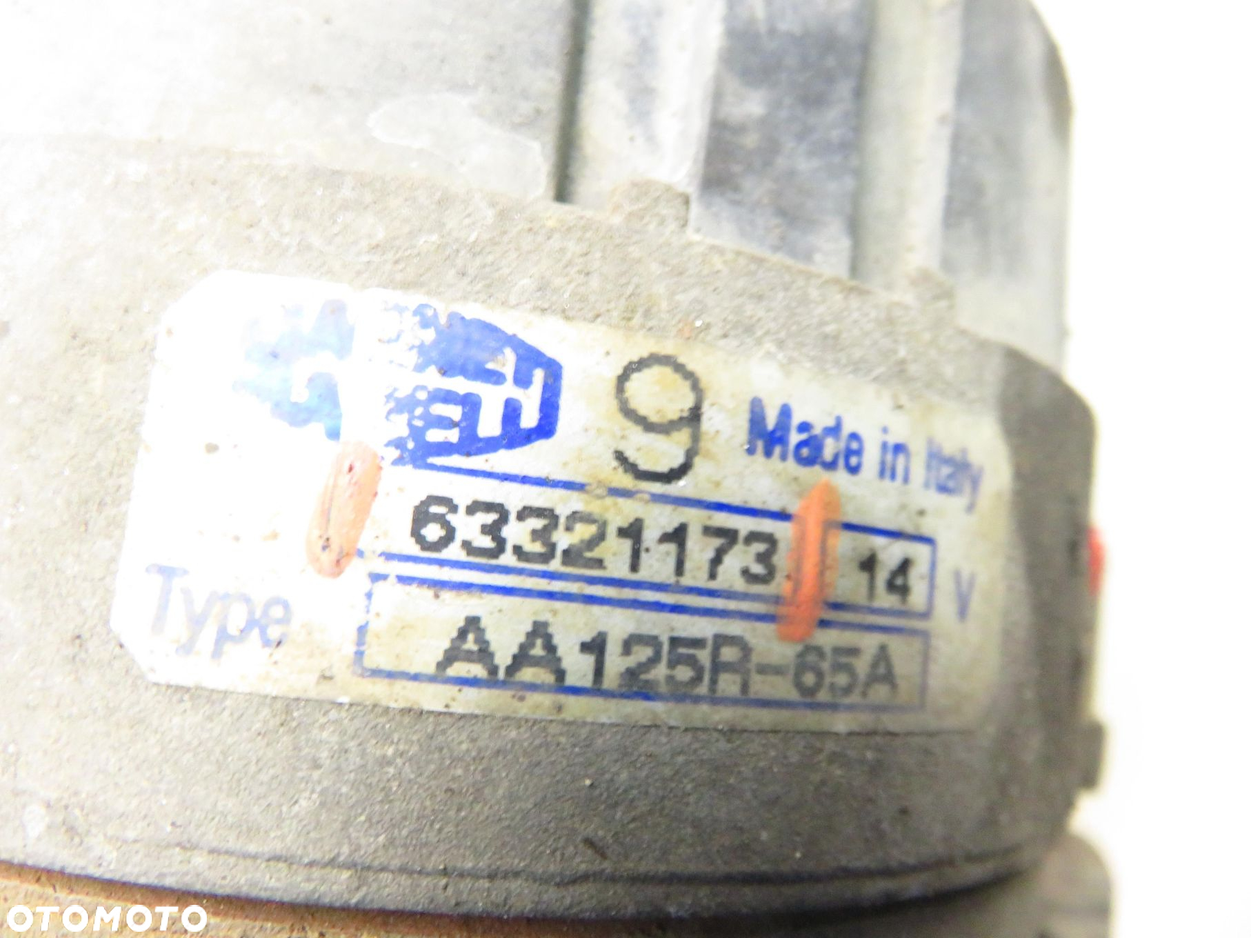 ALTERNATOR FIAT SEICENTO 1.1 54 - 187 A1.000 63321173 - 6
