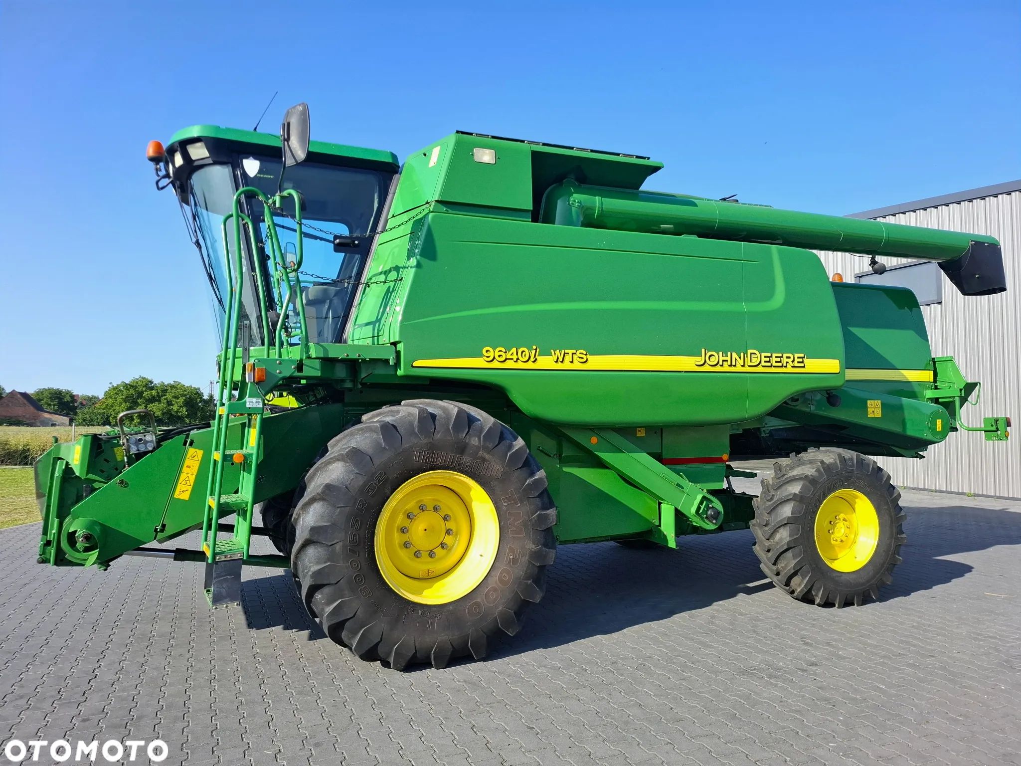 John Deere WTS 9640i 2005 Rok, heder 6,1m, Stol do rzepaku, Nie Malowany, Stan Bardzo Dobry - 1