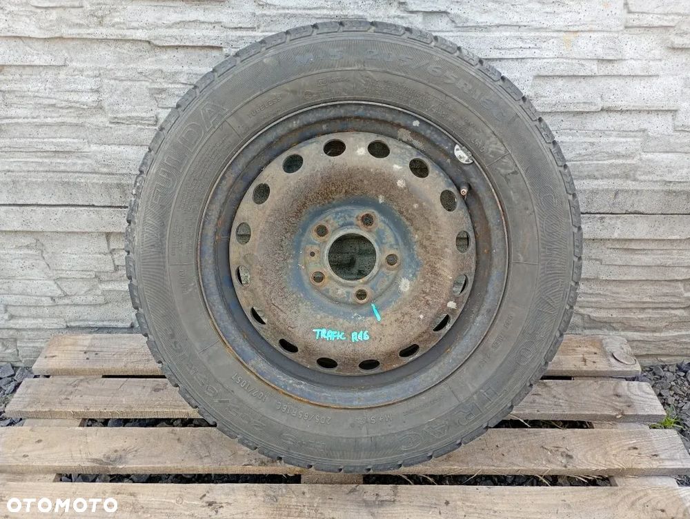 felga stalowa opona fulda koło zapasowe 205/65r16c et50 5x118 trafic ii vivaro a - 1