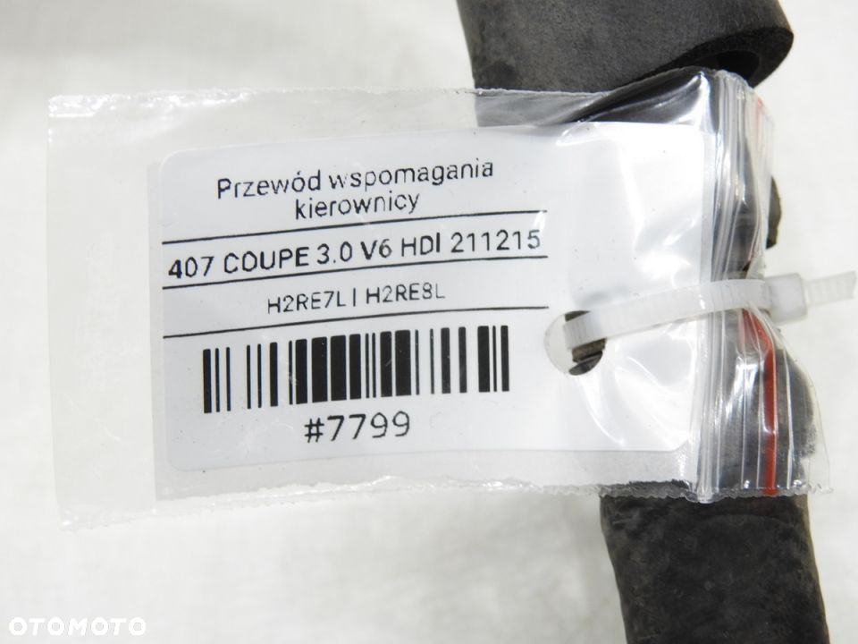 PRZEWÓD WSPOMAGANIA PEUGEOT 407 3.0 V6 HDI - 6