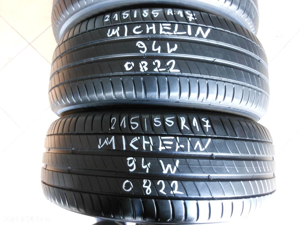 Opony 215/55r17 michelin primacy 3 6,5mm lato komplet - 2