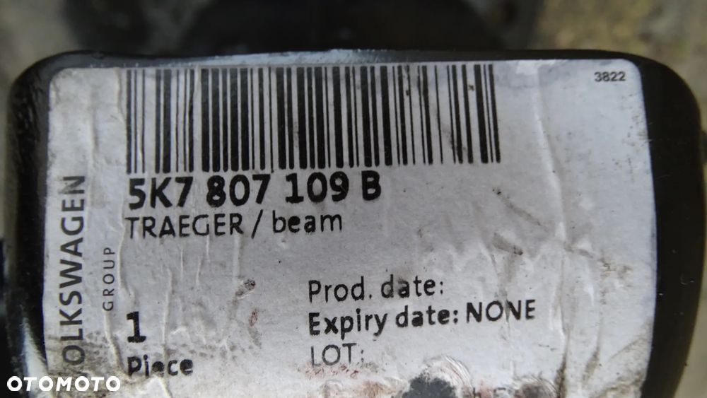 VW GOLF VI CABRIO 5K7  - belka przednia - 8