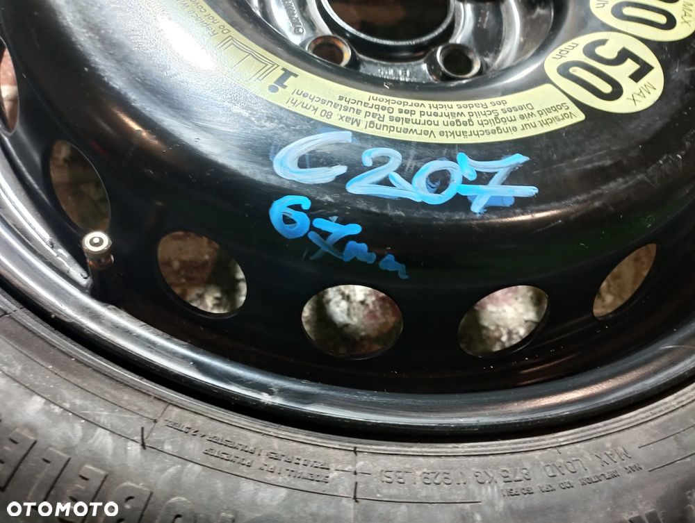 KOŁO ZAPASOWE Mercedes-Benz C207 T135/80/R17 67MM 2074000102 ET19,5 5X112 - 2