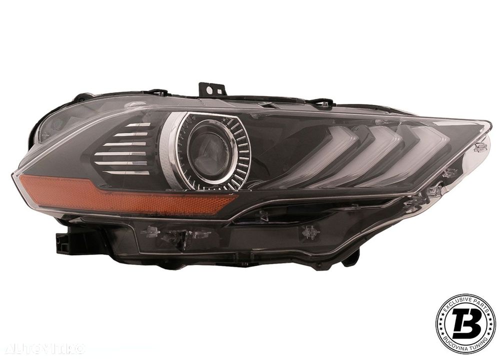 Faruri LED compatibile cu Ford Mustang VI Smoke Design RGB - 8