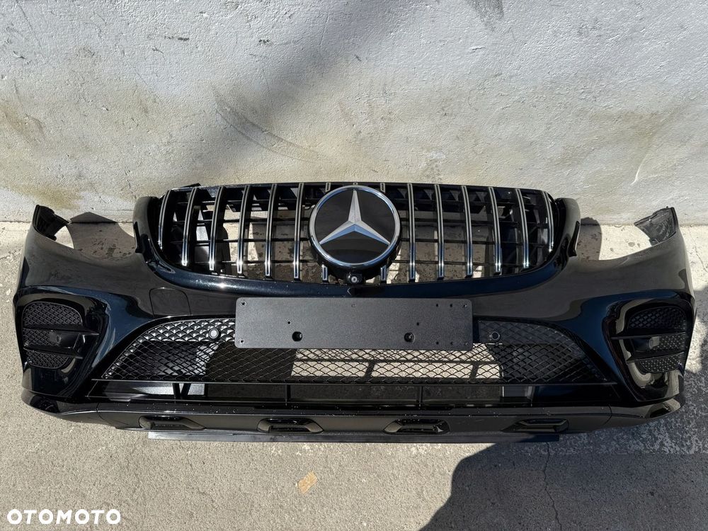 MERCEDES GLC W253 AMG ZDERZAK PRZEDNI PRZÓD KOMPLETNY 6xPDC DEMONTAŻ KAMERA - 1